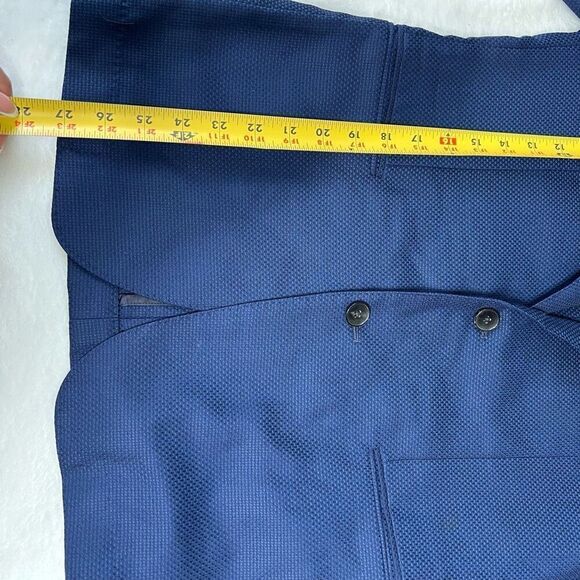 BOSS Nordstrom Blue Summer Sports Jacket Deconstructed 38R Slim Fit - Picture 8 of 11